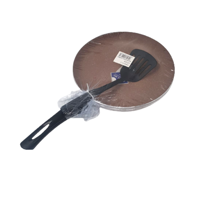 Lve Huochu Tigaie Aluminiu Cu Coada+spatula 28cm 514-73