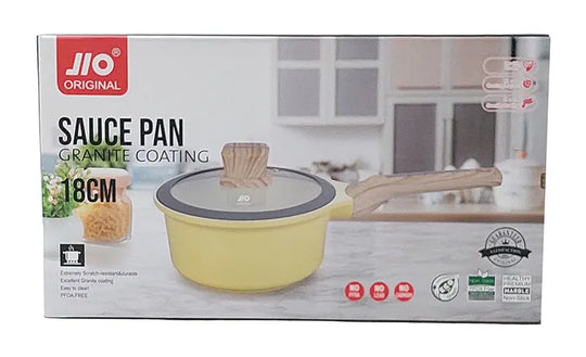 Lve Jio Cratita Aluminiu Cu Coada+capac 18cm 555-29