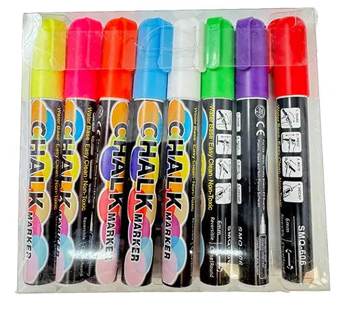 Lve Marker Creta Lichida Culori Neon 6mm 8buc/set 1139-74