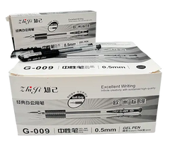 Lve Pixuri Cu Gel Negru G-009 0.5mm 12buc/set 1139-84