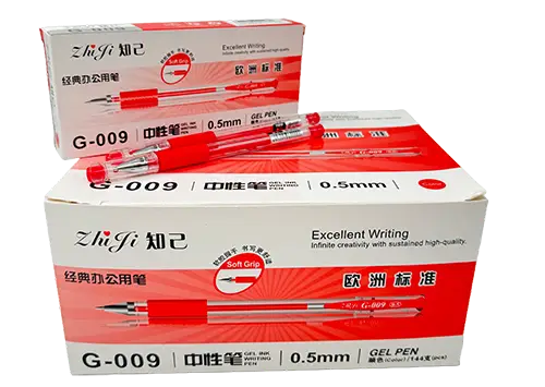 Lve Pixuri Cu Gel Rosu G-009 0.5mm 12buc/set 1139-86