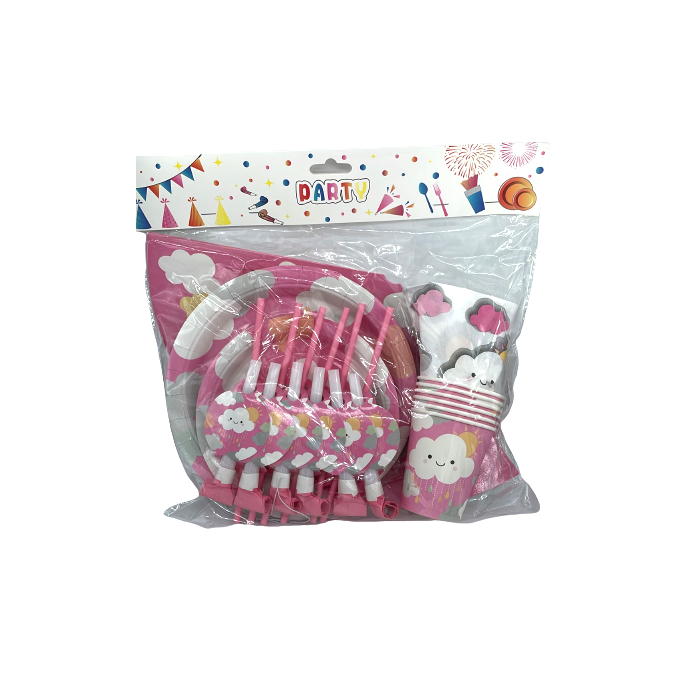 Lve Set Accesorii Party Din Carton Pt 6 Persoane 603-5