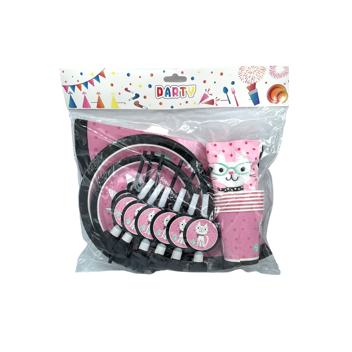 Lve Set Accesorii Party Din Carton Pt 6 Persoane 603-9