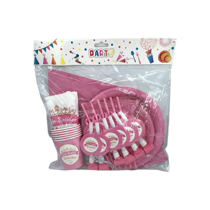 Lve Set Accesorii Party Din Carton Pt 6 Persoane 603-1