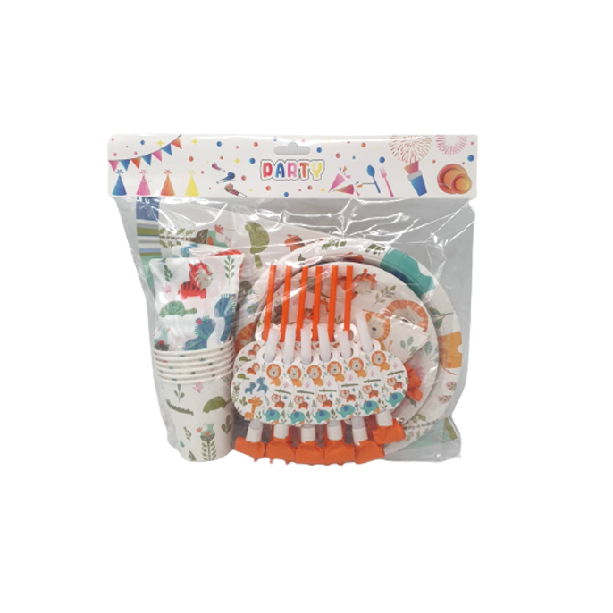 Lve Set Accesorii Party Din Carton Pt 6 Persoane 603-3