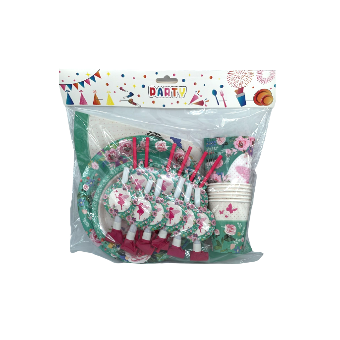 Lve Set Accesorii Party Din Carton Pt 6 Persoane 603-11