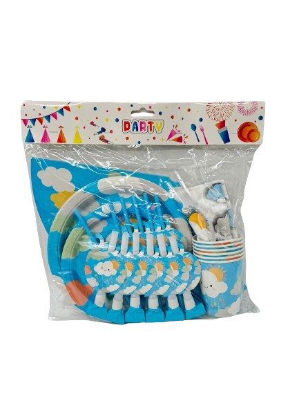 Lve Set Accesorii Party Din Carton Pt 6 Persoane 603-6