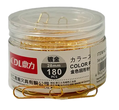 Lve Set Agrafe Birou Auri 28mm 180pcs 1236--95