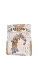 Lve Set Arcada Baloane Aniversare Diverse Culori 78buc/set 462-13