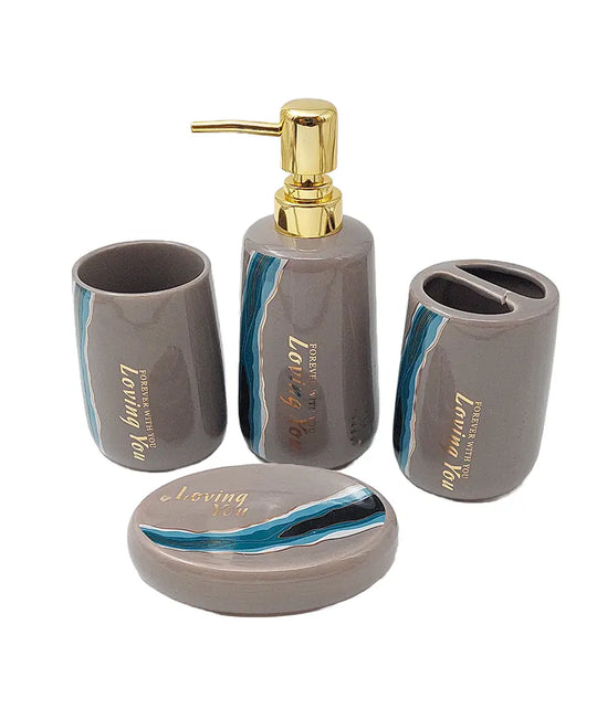 Lve Set Articole Baie 4pcs Ceramica 56-1