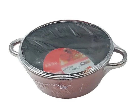 Lve Wangfa Cratita Fier Cu Manere+capac 26cm 514-40