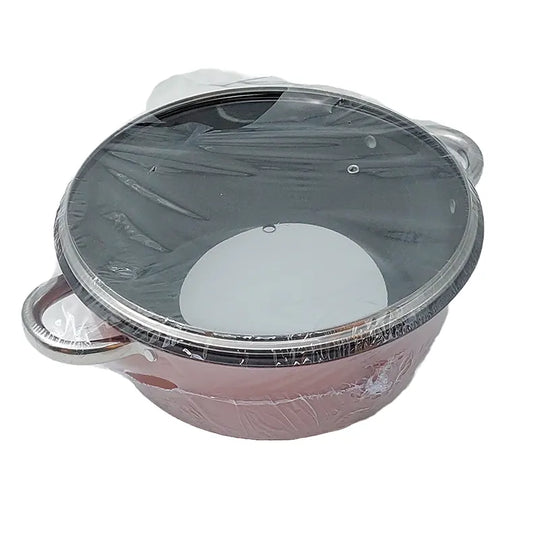Lve Wangfa Cratita Fier Cu Manere+capac 28cm 514-41