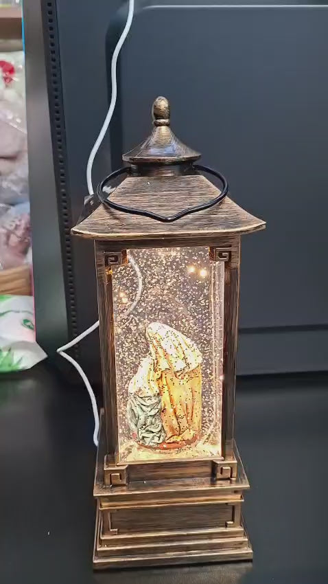 Felinar decorativ Crăciun Nașterea Domnului - 30cm