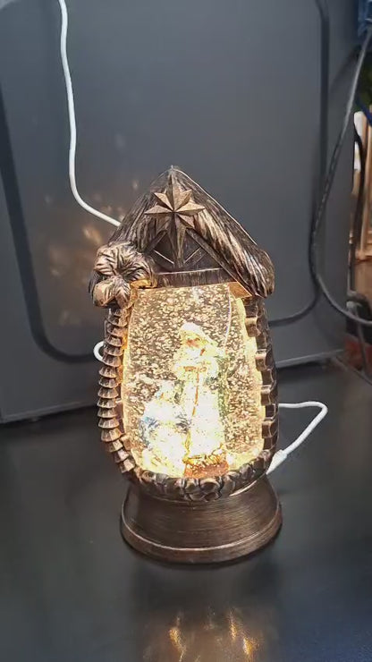 Lanteră decorativă Crăciun Nașterea Domnului - 24cm